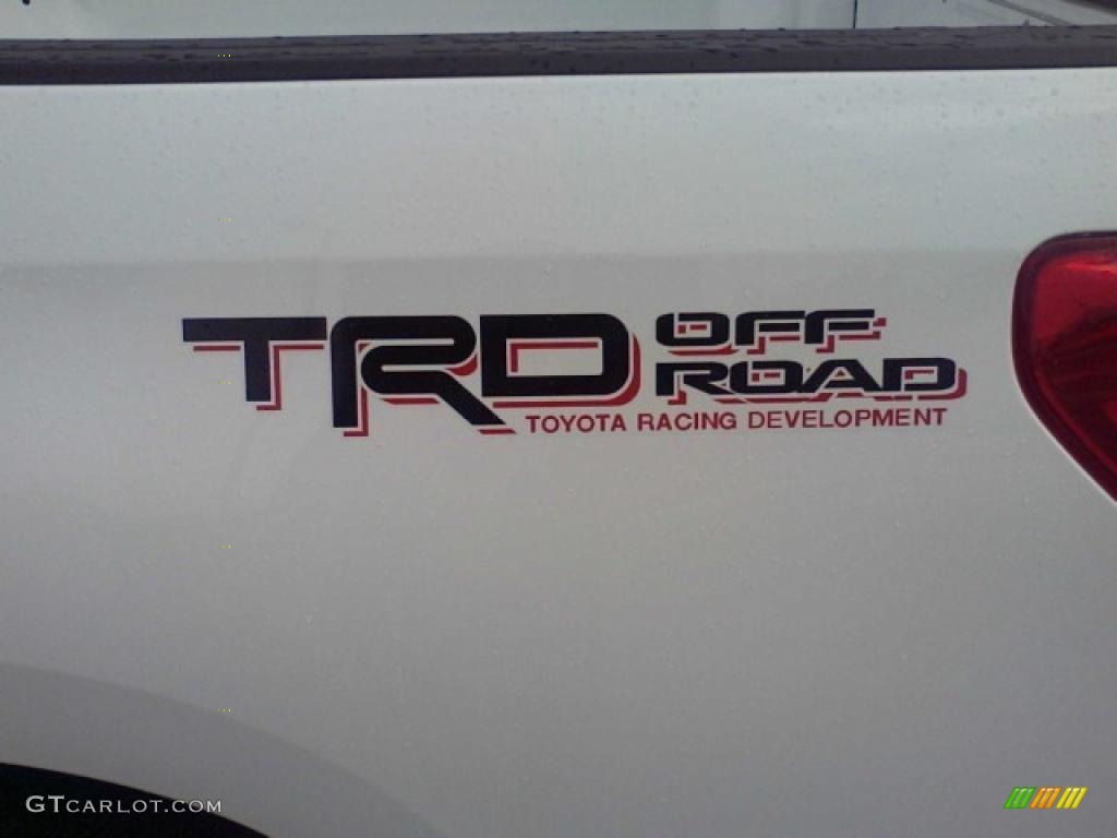 2010 Tundra Limited CrewMax 4x4 - Super White / Red Rock photo #54