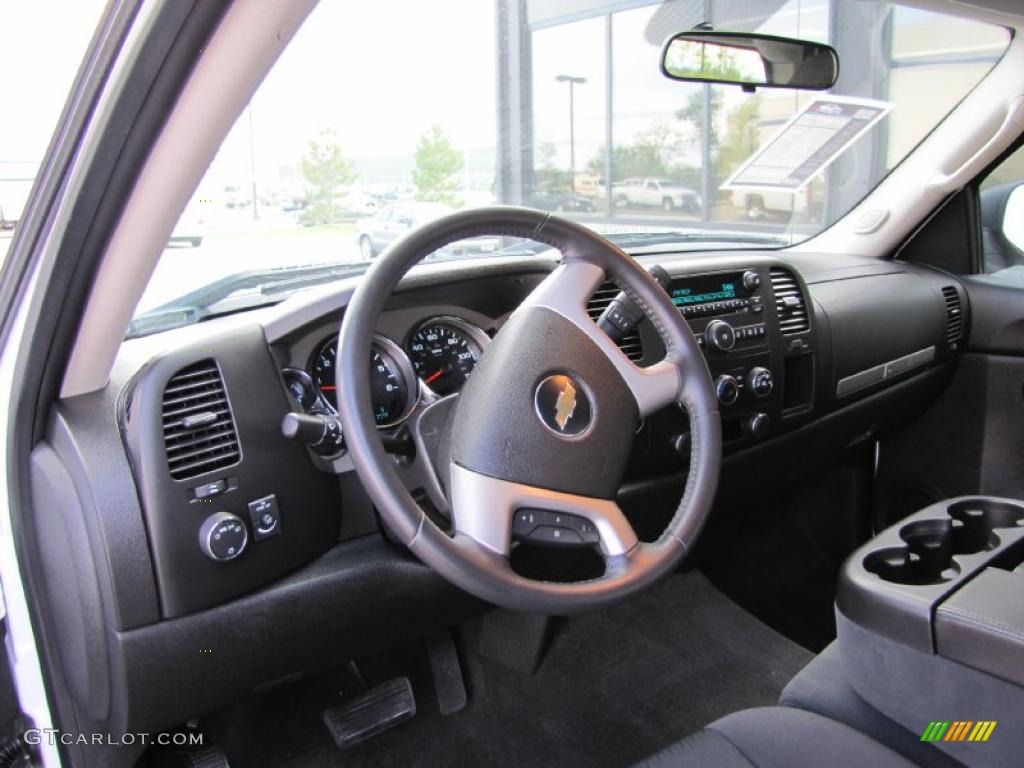 2009 Silverado 1500 LT Crew Cab 4x4 - Summit White / Light Titanium photo #5