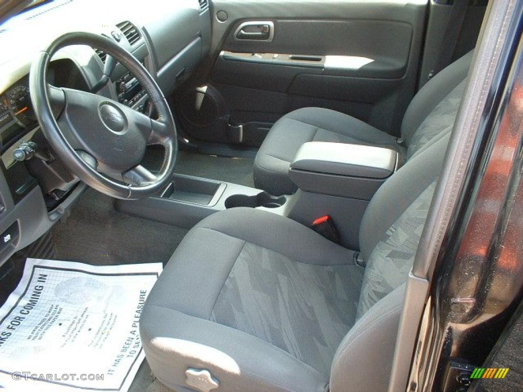 2004 Colorado LS Crew Cab - Black / Sport Pewter photo #7