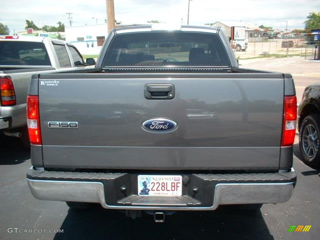 2006 F150 XLT SuperCab 4x4 - Dark Shadow Grey Metallic / Medium/Dark Flint photo #5