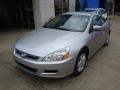 2007 Alabaster Silver Metallic Honda Accord LX Coupe  photo #11