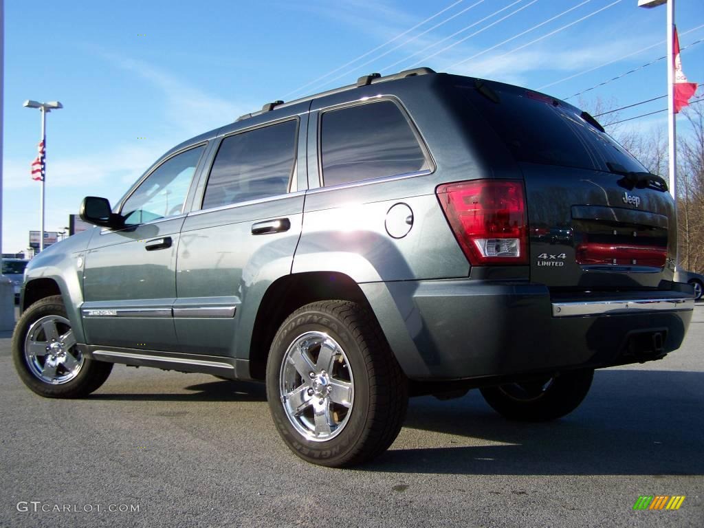 2006 Grand Cherokee Limited 4x4 - Steel Blue Metallic / Medium Slate Gray photo #6