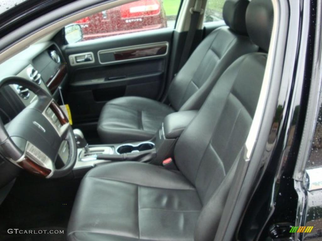 2008 MKZ Sedan - Black / Dark Charcoal photo #8