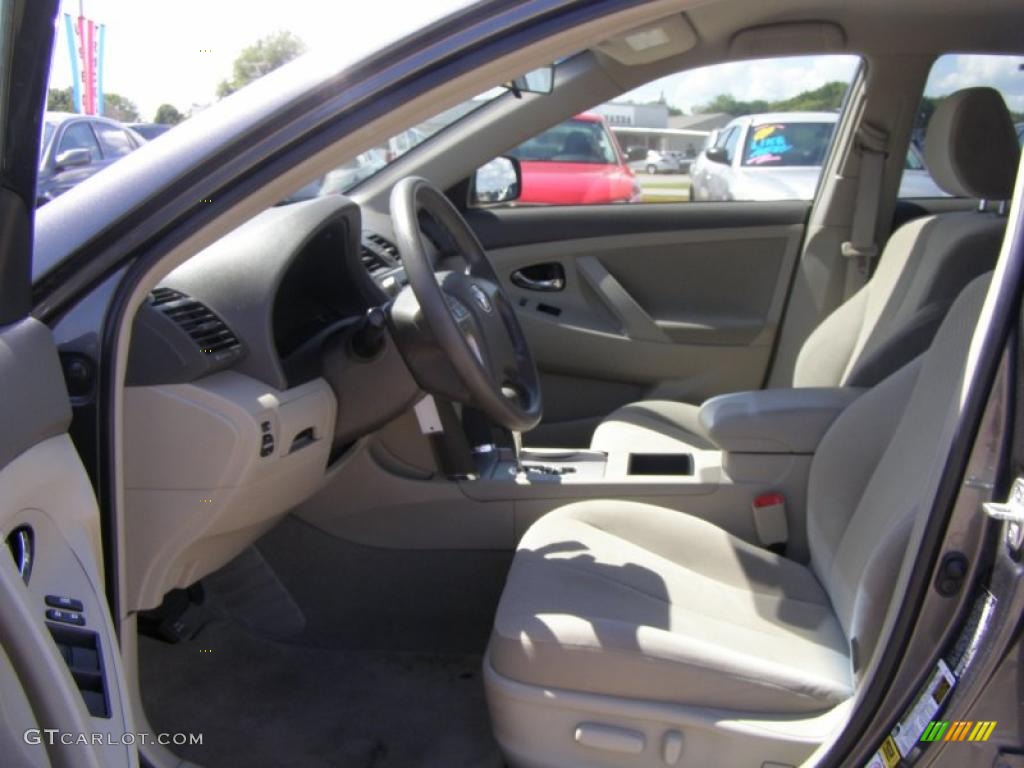 2008 Camry LE - Magnetic Gray Metallic / Bisque photo #9