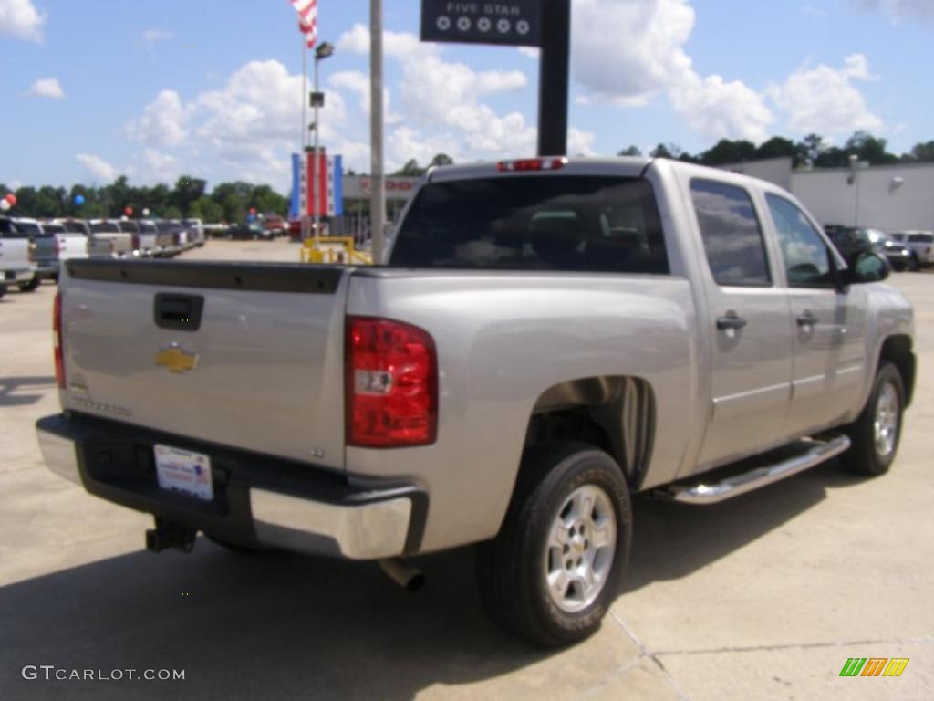 2008 Silverado 1500 LT Crew Cab - Silver Birch Metallic / Ebony photo #5