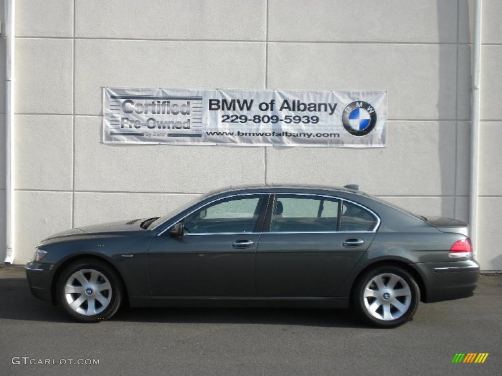2008 7 Series 750Li Sedan - Titanium Grey Metallic / Black photo #1