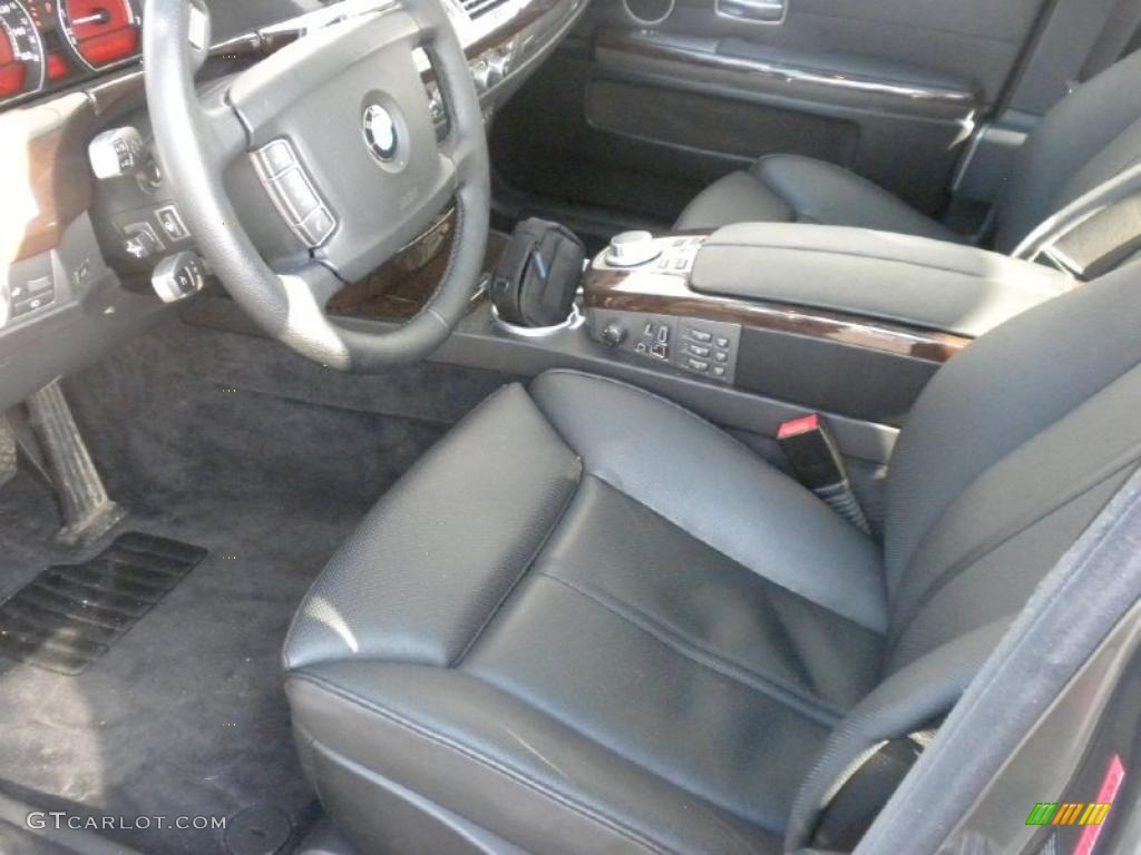 2008 7 Series 750Li Sedan - Titanium Grey Metallic / Black photo #6