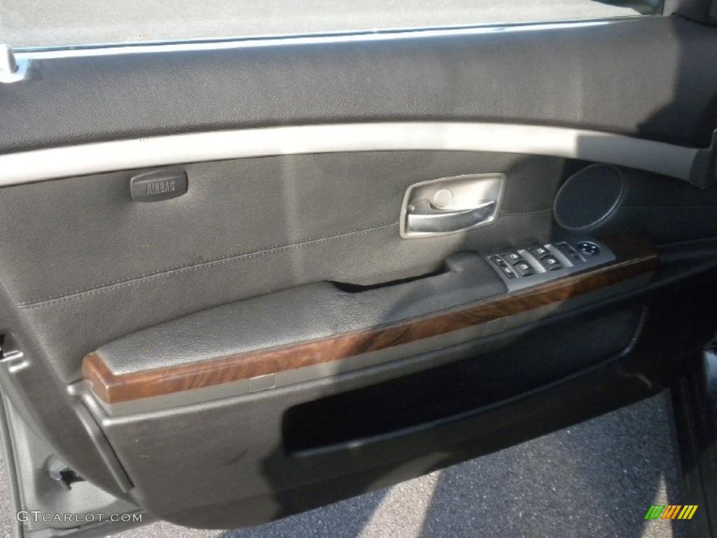 2008 7 Series 750Li Sedan - Titanium Grey Metallic / Black photo #7