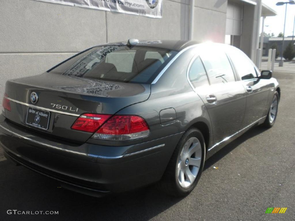 2008 7 Series 750Li Sedan - Titanium Grey Metallic / Black photo #22