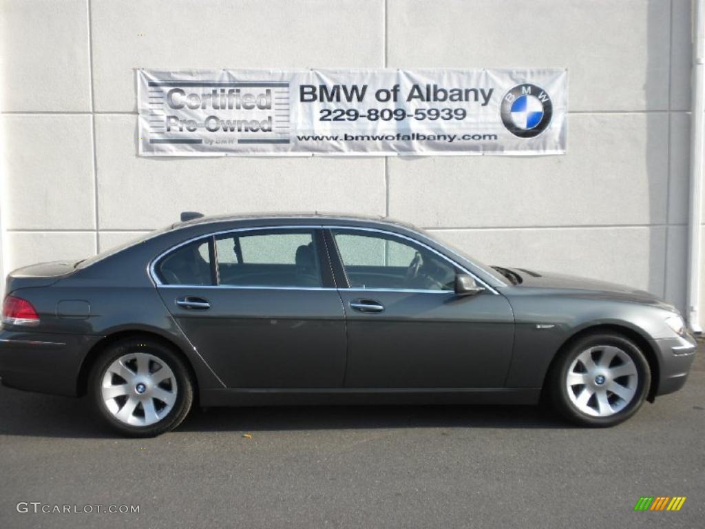2008 7 Series 750Li Sedan - Titanium Grey Metallic / Black photo #23
