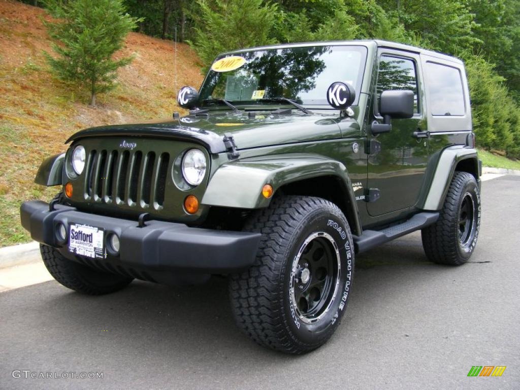 2007 Wrangler Sahara 4x4 - Jeep Green Metallic / Dark Slate Gray/Medium Slate Gray photo #8