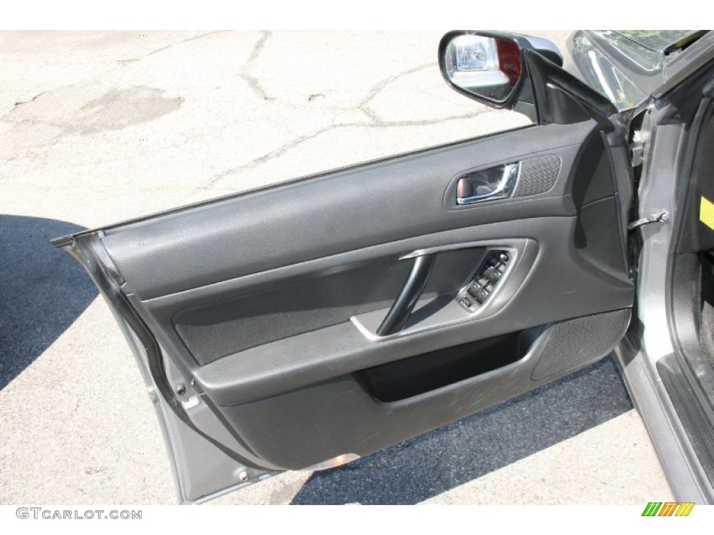 2008 Legacy 2.5i Sedan - Quartz Silver Metallic / Off Black photo #13