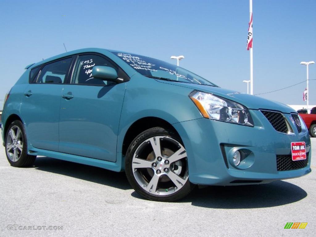 Mystic Blue Metallic Pontiac Vibe