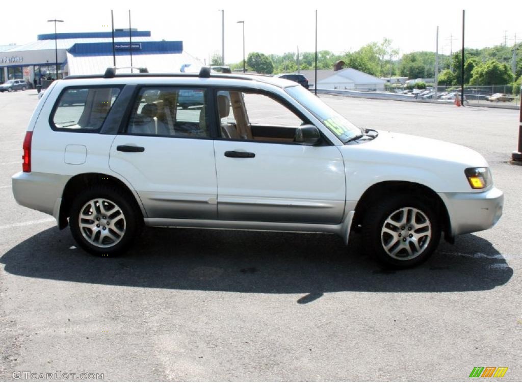 2005 Forester 2.5 XS L.L.Bean Edition - Aspen White / Beige photo #4