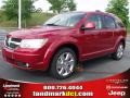 2010 Inferno Red Crystal Pearl Coat Dodge Journey SXT  photo #1