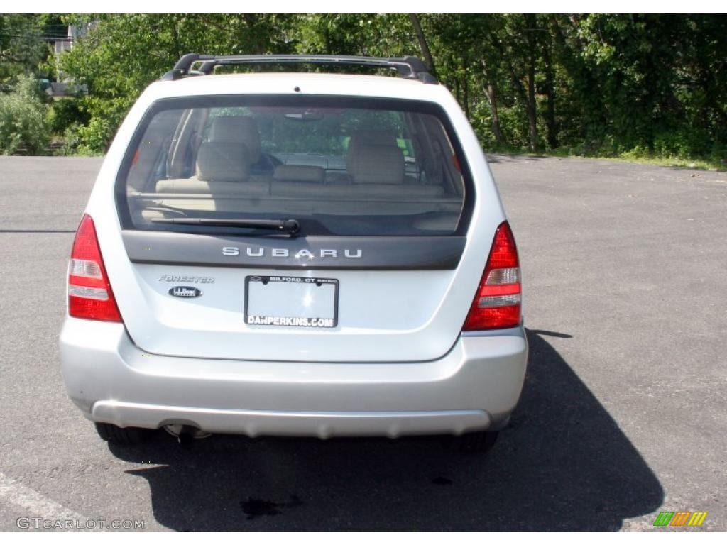 2005 Forester 2.5 XS L.L.Bean Edition - Aspen White / Beige photo #6