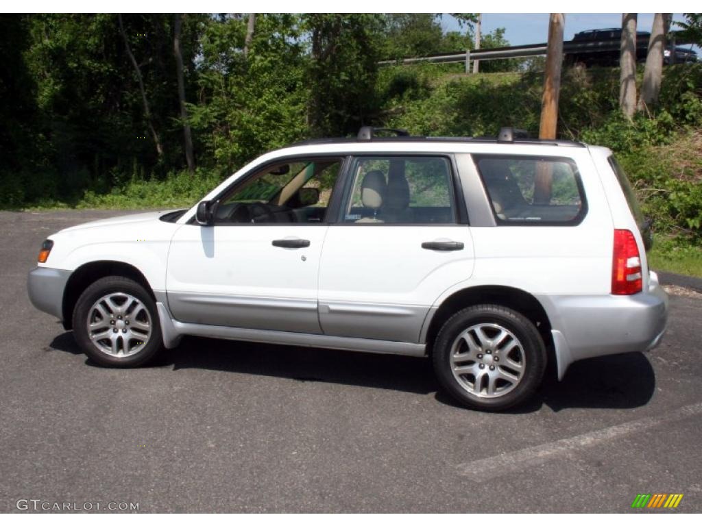 2005 Forester 2.5 XS L.L.Bean Edition - Aspen White / Beige photo #9