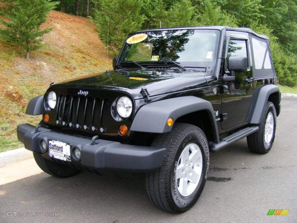 Black Jeep Wrangler