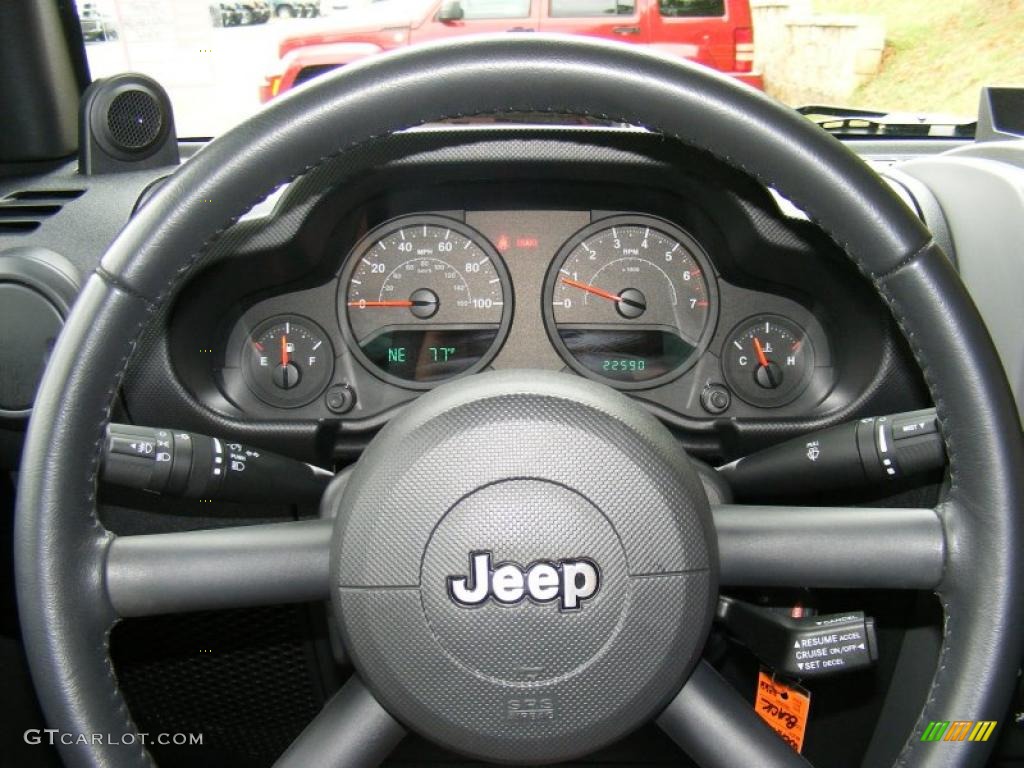 2009 Wrangler X 4x4 - Black / Dark Slate Gray/Medium Slate Gray photo #10