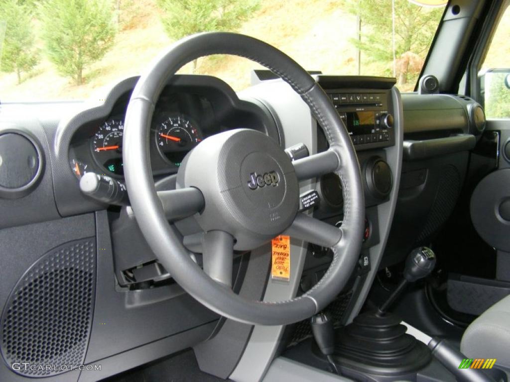 2009 Wrangler X 4x4 - Black / Dark Slate Gray/Medium Slate Gray photo #11
