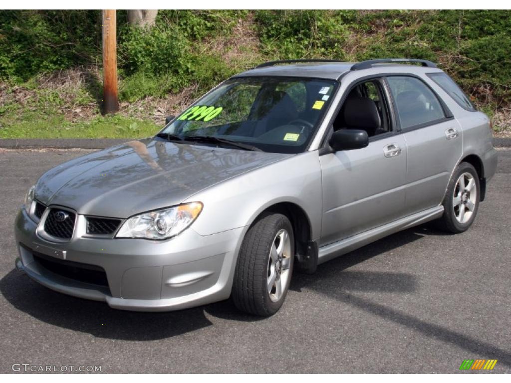 2007 Impreza 2.5i Wagon - Crystal Gray Metallic / Anthracite Black photo #1