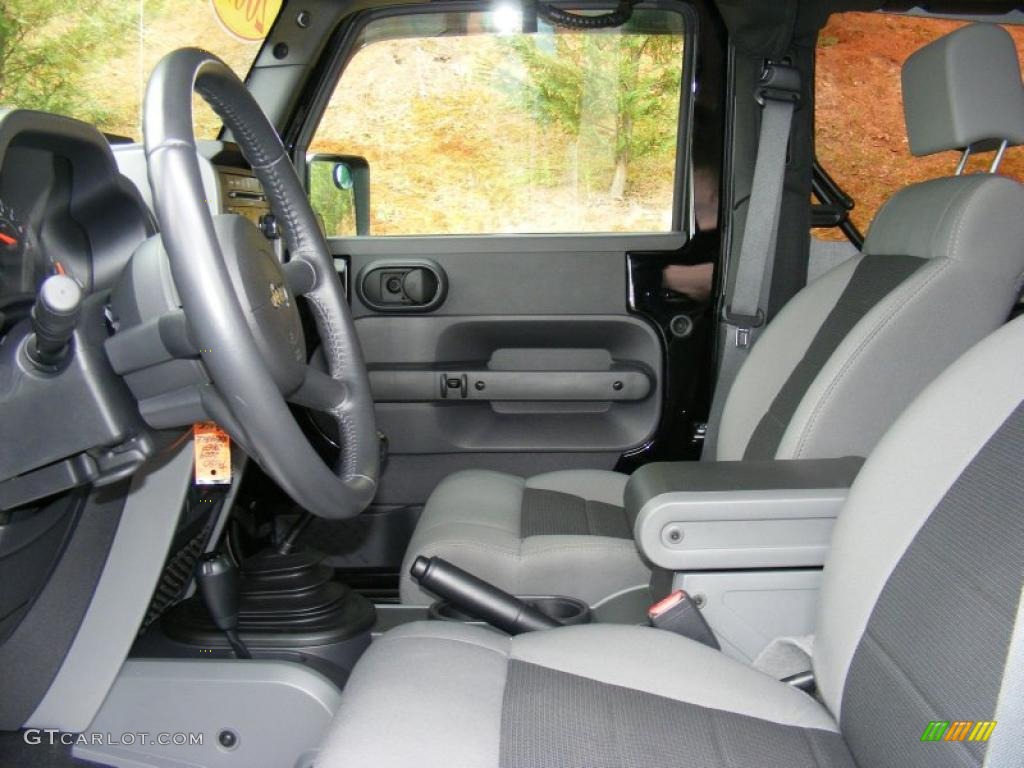 2009 Wrangler X 4x4 - Black / Dark Slate Gray/Medium Slate Gray photo #12