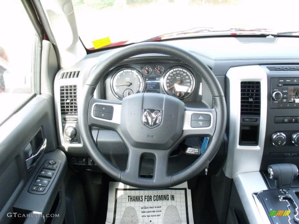 2010 Ram 1500 Sport Crew Cab - Flame Red / Dark Slate/Medium Graystone photo #11