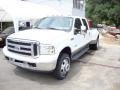 2007 Oxford White Ford F350 Super Duty Lariat Crew Cab Dually  photo #1