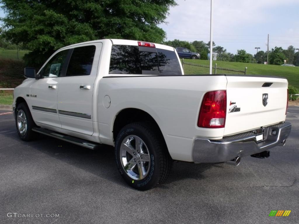 2010 Ram 1500 Big Horn Crew Cab - Stone White / Dark Slate/Medium Graystone photo #2