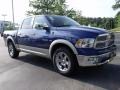 2010 Deep Water Blue Pearl Dodge Ram 1500 Laramie Crew Cab  photo #4