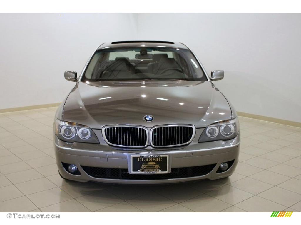 2007 7 Series 750Li Sedan - Sterling Grey Metallic / Flannel Grey photo #2