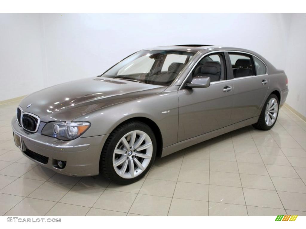 2007 7 Series 750Li Sedan - Sterling Grey Metallic / Flannel Grey photo #3