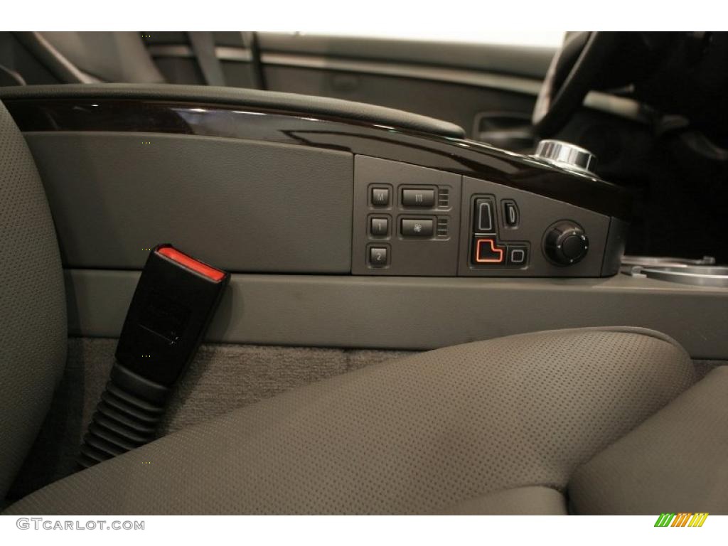 2007 7 Series 750Li Sedan - Sterling Grey Metallic / Flannel Grey photo #30