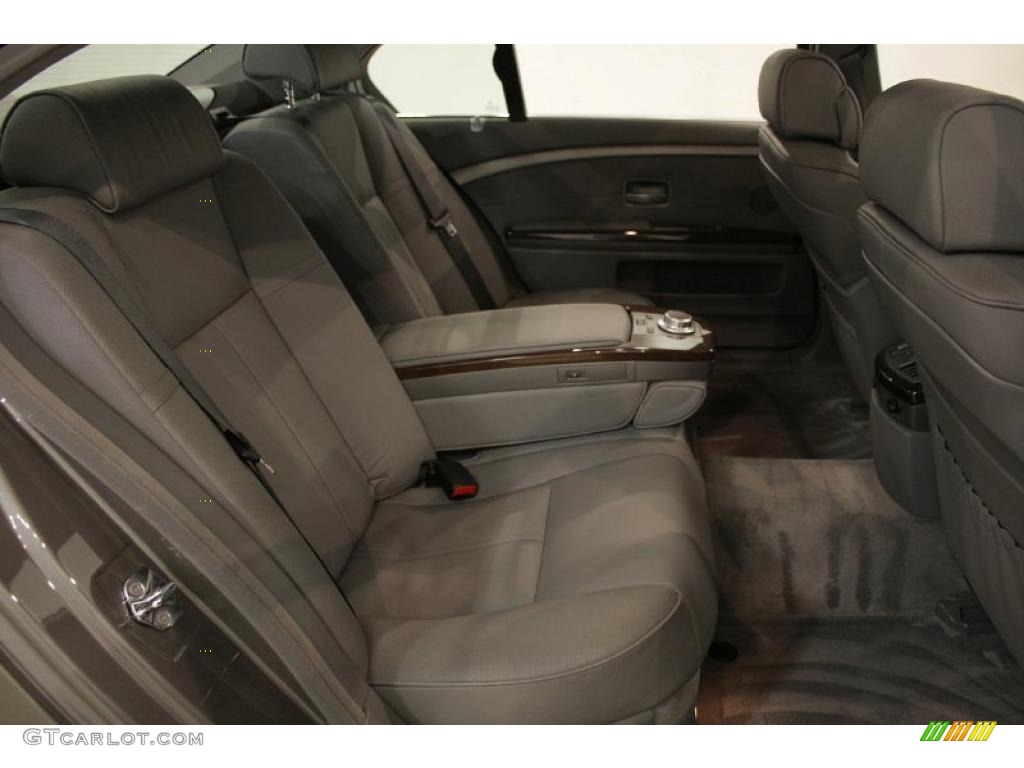 2007 7 Series 750Li Sedan - Sterling Grey Metallic / Flannel Grey photo #31