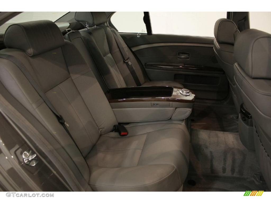 2007 7 Series 750Li Sedan - Sterling Grey Metallic / Flannel Grey photo #32