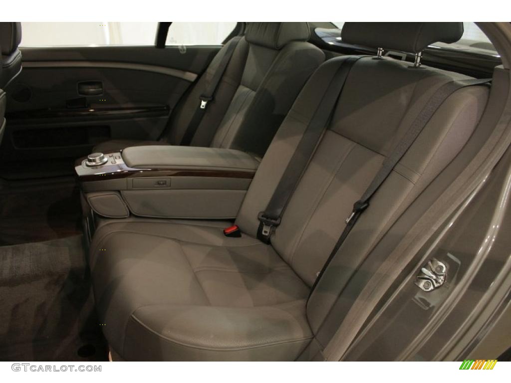 2007 7 Series 750Li Sedan - Sterling Grey Metallic / Flannel Grey photo #33