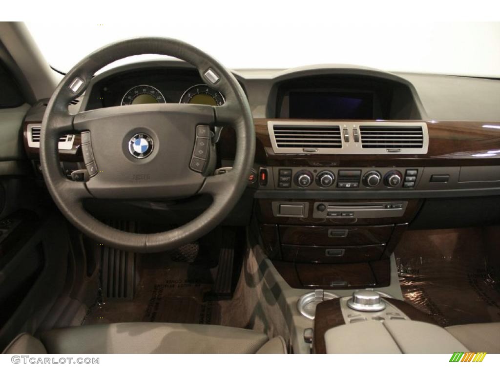 2007 7 Series 750Li Sedan - Sterling Grey Metallic / Flannel Grey photo #34