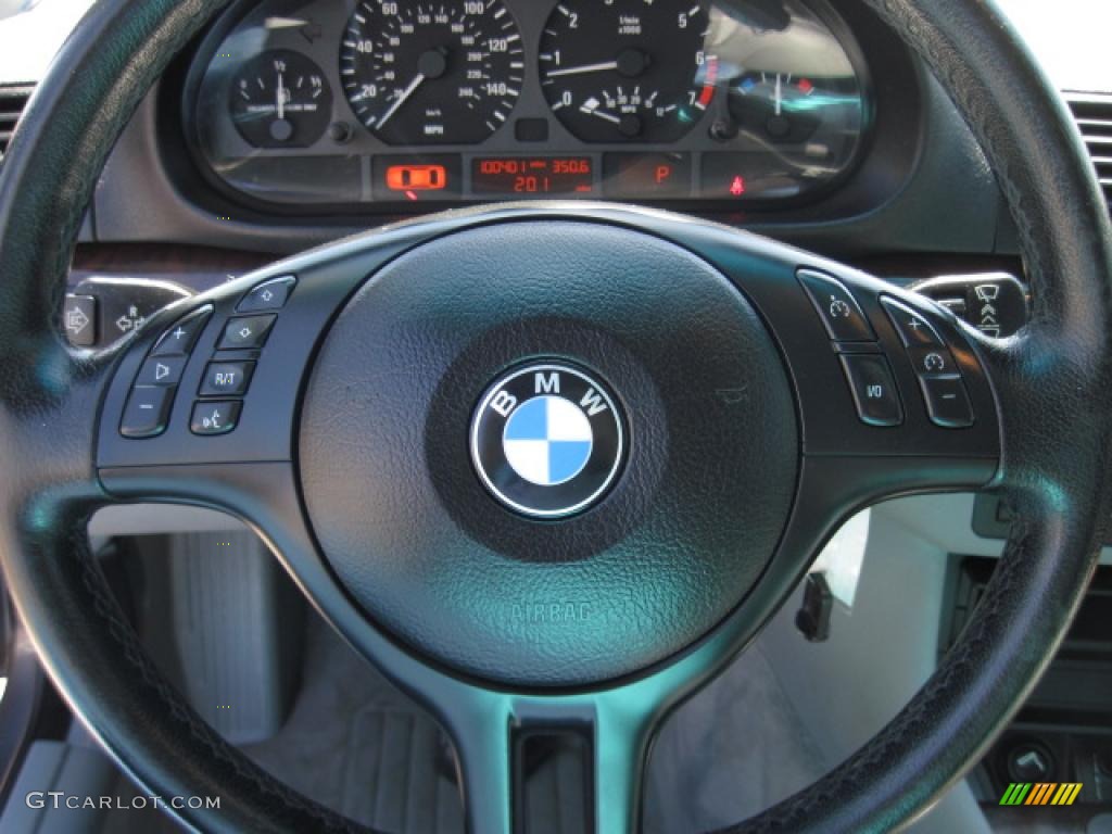 2001 3 Series 325i Sedan - Steel Blue Metallic / Grey photo #18