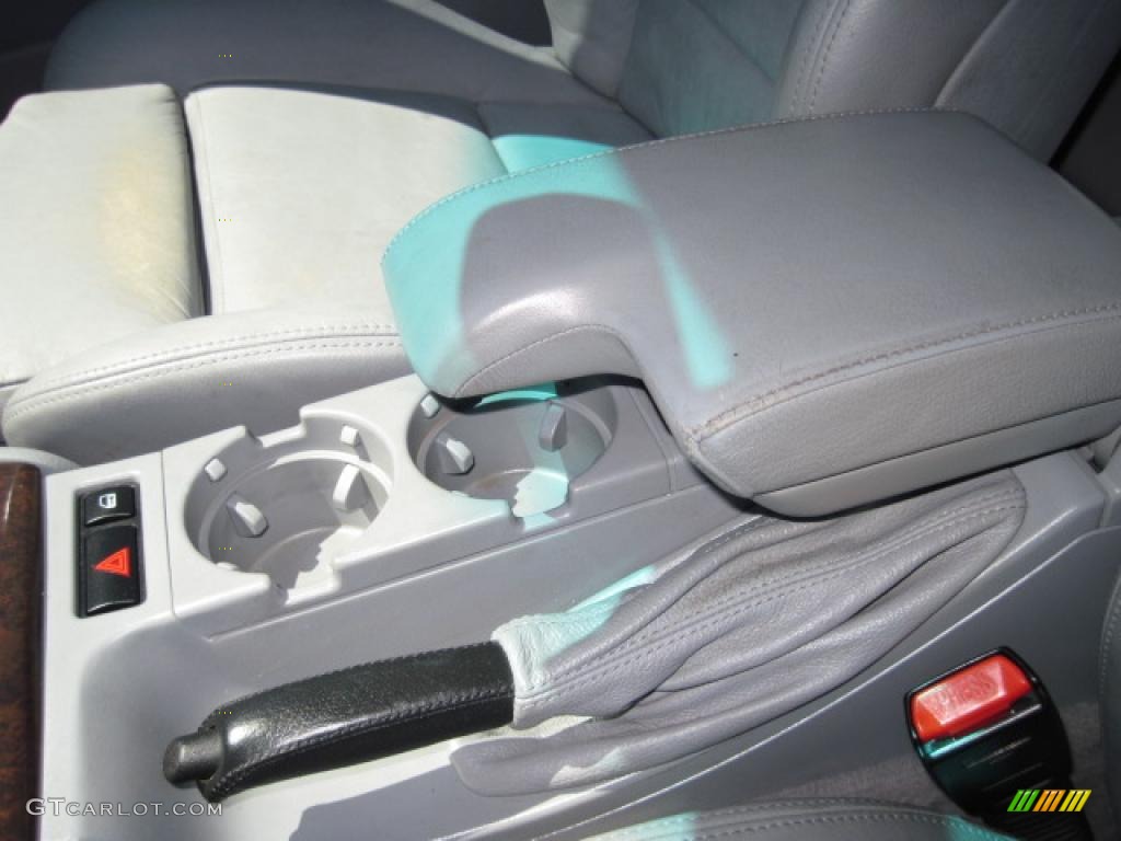 2001 3 Series 325i Sedan - Steel Blue Metallic / Grey photo #28