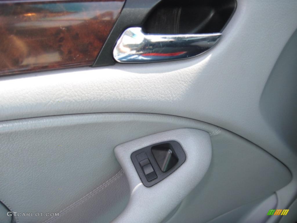 2001 3 Series 325i Sedan - Steel Blue Metallic / Grey photo #32