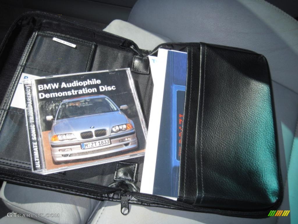 2001 3 Series 325i Sedan - Steel Blue Metallic / Grey photo #33