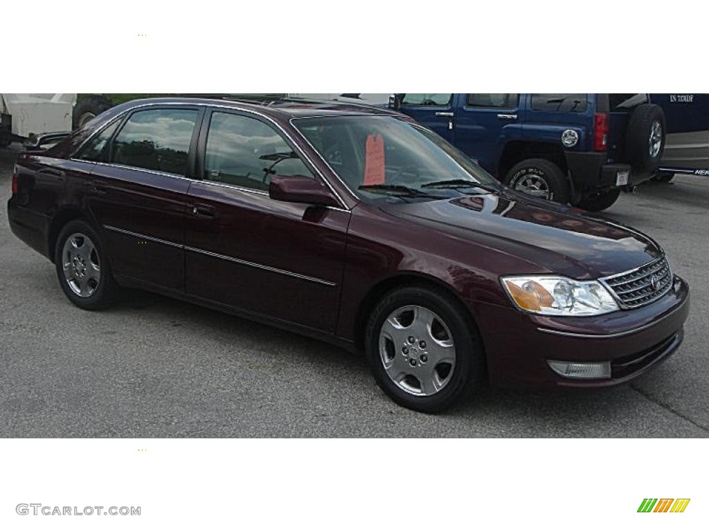 2003 Avalon XLS - Cassis Red Pearl / Taupe photo #1