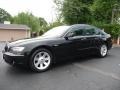 2007 Azurite Black Metallic BMW 7 Series 750i Sedan  photo #14