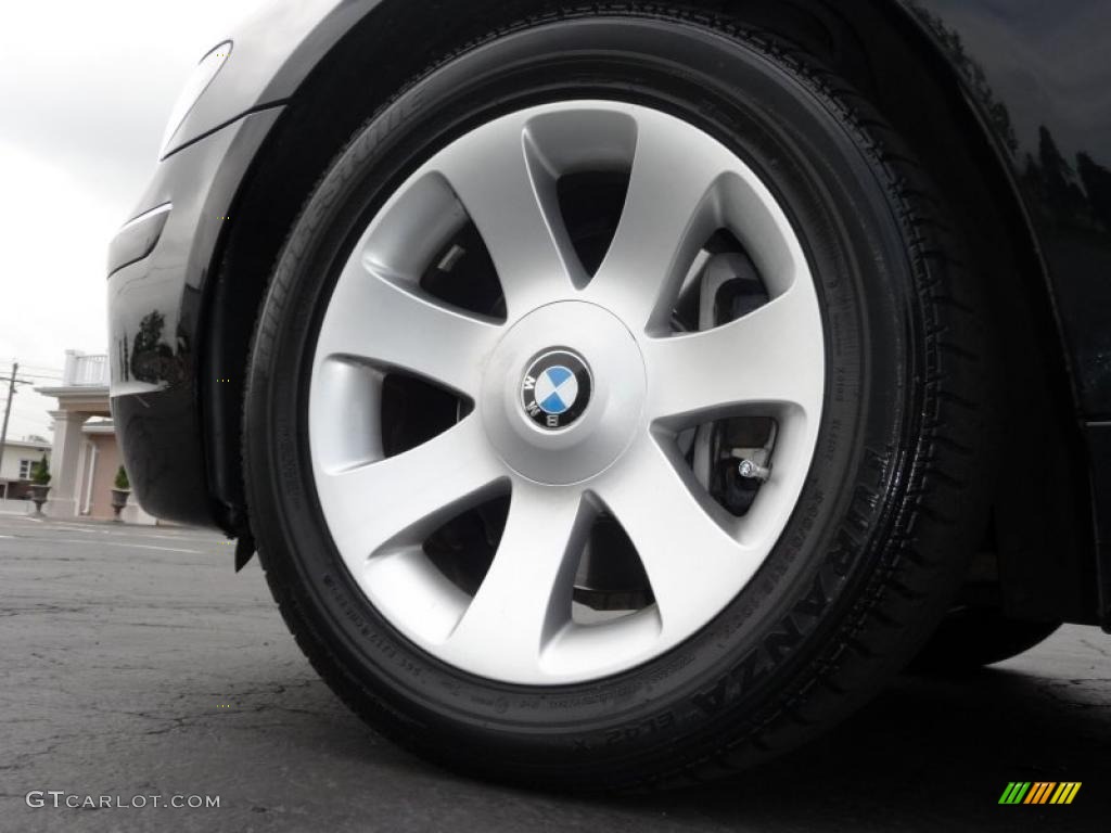 2007 7 Series 750i Sedan - Azurite Black Metallic / Black photo #19