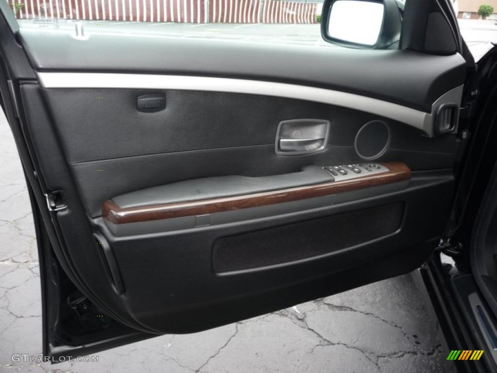 2007 7 Series 750i Sedan - Azurite Black Metallic / Black photo #30