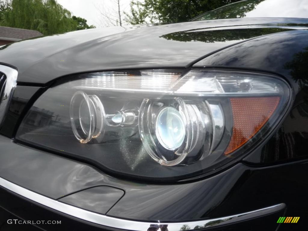 2007 7 Series 750i Sedan - Azurite Black Metallic / Black photo #37