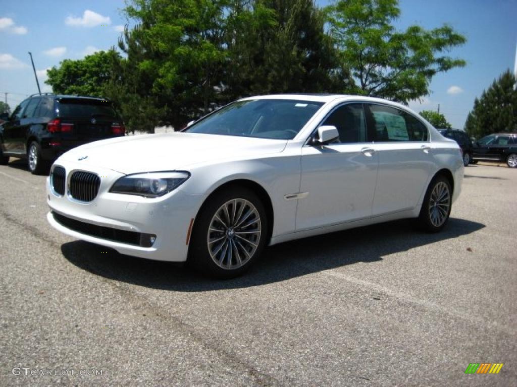2011 7 Series 740Li Sedan - Alpine White / Light Saddle photo #1