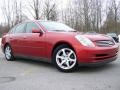 Garnet Fire Metallic - G 35 Sedan Photo No. 8