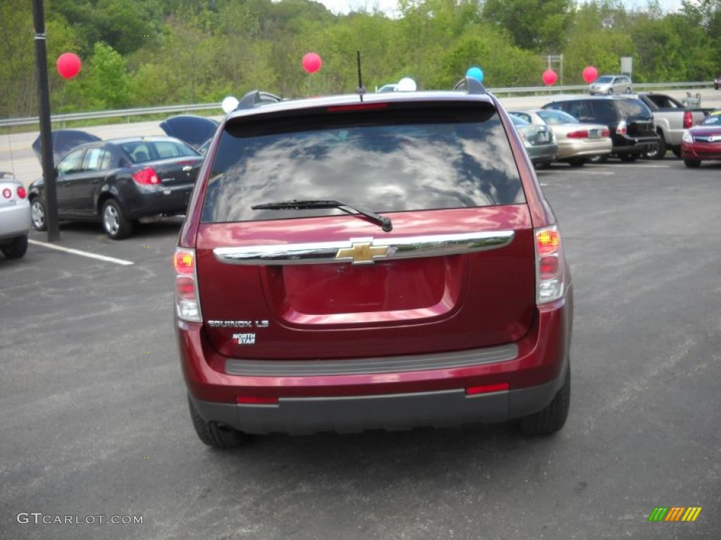 2007 Equinox LS - Deep Ruby Metallic / Dark Gray photo #6