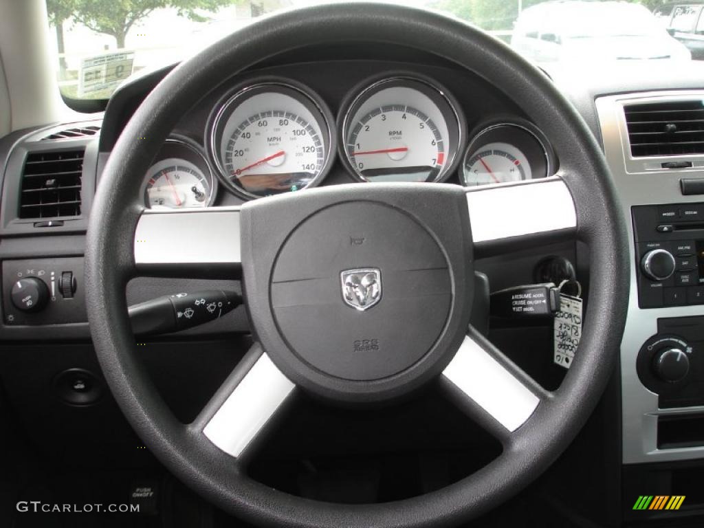 2010 Charger SXT - Brilliant Black Crystal Pearl / Dark Slate Gray photo #13